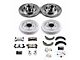 PowerStop Z36 Extreme Truck and Tow Brake Rotor, Drum and Pad Kit; Front and Rear (82-83 Firebird w/ Rear Drum Brakes)