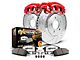 PowerStop Z36 Extreme Truck and Tow Brake Rotor, Pad and Caliper Kit; Front (82-92 Firebird w/o Performance Package)