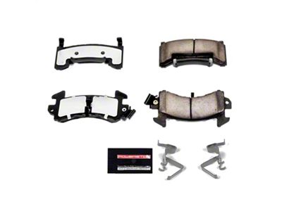 PowerStop Z36 Extreme Truck and Tow Carbon-Fiber Ceramic Brake Pads; Rear Pair (79-81 Firebird w/ Rear Disc Brakes; 82-92 Firebird w/o Performance Package)