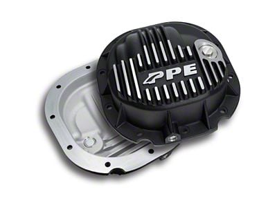 PPE 8.80-Inch Heavy-Duty Cast Aluminum Rear Differential Cover; Brushed (90-96 F-150)