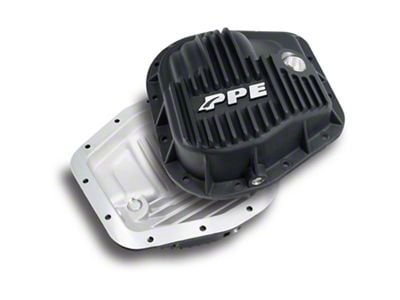 PPE 9.75-Inch Heavy-Duty Cast Aluminum Rear Differential Cover; Black (94-96 F-150)