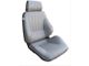 Procar Rally Series 1000 Reclining Seat; Grey; Passenger Side (Universal; Some Adaptation May Be Required)