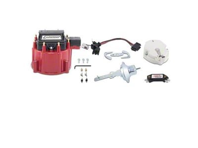 Proform HEI Ignition Distributor Tune-Up Kit with 50,000 Volt Coil; Red Cap (75-86 V8 Caprice, Impala)