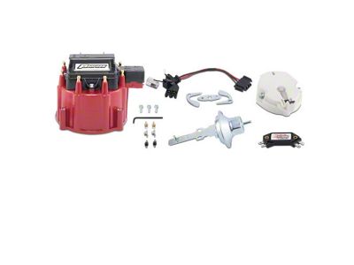 Proform HEI Ignition Distributor Tune-Up Kit with 50,000 Volt Coil; Red Cap (75-82 Corvette C3)