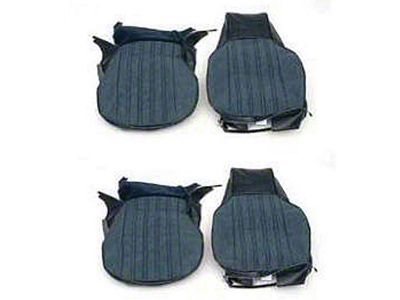 PUI Camaro Bucket Seat Covers, Front, Cloth, For Cars With Standard Interior, 1980-1981