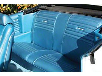 PUI Chevelle Rear Seat Covers, Bench, Convertible, 1967