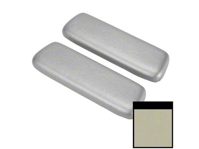 PUI Interiors Rear Armrest Pads; Fawn (1964 Chevelle)