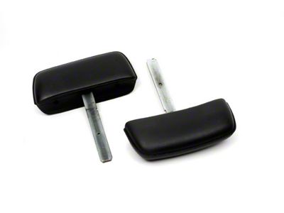 PUI Interiors, Headrest Assemblies, With Curved Bar HRN-1 Camaro 1969