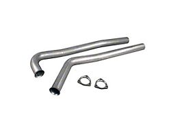 Pypes 2.50-Inch Exhaust Manifold Down-Pipes; 3-Bolt Flange (67-74 Camaro)