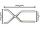 Pypes 3.50-Inch Universal X-Pipe Crossover Kit (64-72 GTO, LeMans, Tempest)