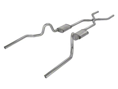 Pypes Crossmember-Back Exhaust System with H-Pipe (64-72 GTO, LeMans, Tempest)