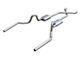 Pypes Crossmember-Back Exhaust System with X-Pipe; Polished (64-72 GTO, LeMans, Tempest)