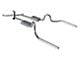 Pypes Race Pro Crossmember-Back Exhaust System with X-Change X-Pipe; Polished (64-72 GTO, LeMans, Tempest)