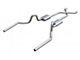 Pypes Race Pro Crossmember-Back Exhaust System with X-Pipe; Polished (64-72 GTO, LeMans, Tempest)