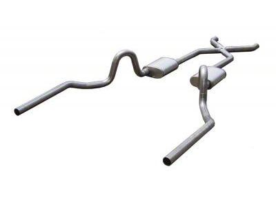 Pypes Race Pro Crossmember-Back Exhaust System with X-Pipe (64-72 GTO, LeMans, Tempest)