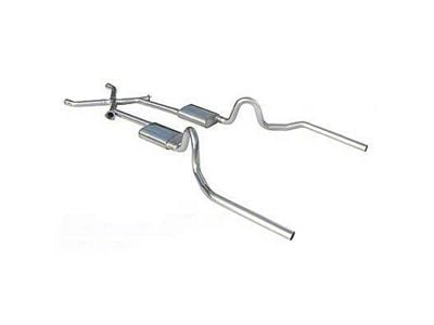 Pypes Street Pro Crossmember-Back Exhaust System with X-Change X-Pipe (64-72 GTO, LeMans, Tempest)