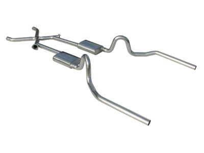 Pypes Turbo Pro Crossmember-Back Exhaust System with X-Change X-Pipe (64-72 GTO, LeMans, Tempest)