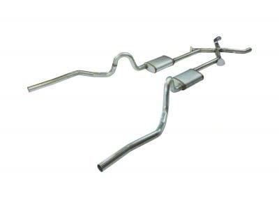 Pypes Violator Crossmember-Back Exhaust System with X-Change X-Pipe; Valance Exit (70-71 GTO)