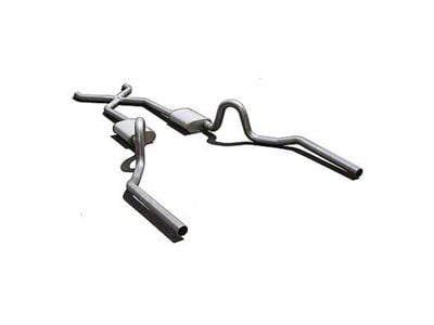 Pypes Violator Crossmember-Back Exhaust System with X-Pipe (64-72 GTO, LeMans, Tempest)