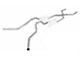 Pypes Crossmember-Back Exhaust System with H-Pipe; Side Exit (63-66 C10)