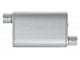 Pypes Turbo Pro Offset/Offset Muffler; 2.50-Inch Inlet/2.50-Inch Outlet (Universal; Some Adaptation May Be Required)