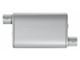 Pypes Turbo Pro Offset/Offset Muffler; 3-Inch Inlet/3-Inch Outlet (Universal; Some Adaptation May Be Required)