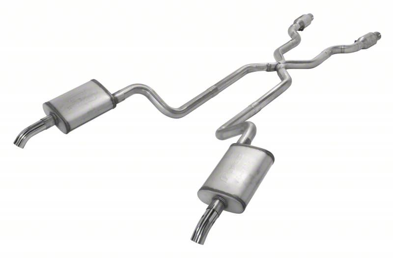 Pypes Ecklers Street Pro Crossmember-Back Exhaust System with Catalytic ...