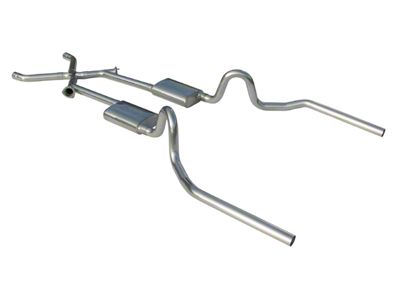 Pypes Turbo Pro Crossmember-Back Exhaust System with X-Change X-Pipe (64-72 Cutlass)