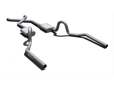 Pypes Violator Crossmember-Back Exhaust System with X-Pipe (64-72 Cutlass)