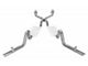 Pypes Crossmember-Back Exhaust System with X-Pipe; Quarter Panel Exit (78-88 Monte Carlo, Excluding SS)