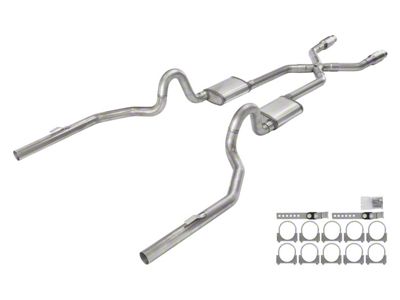 Pypes Crossmember-Back Exhaust System with X-Pipe; Rear Exit (78-88 Monte Carlo SS)