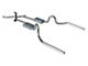 Pypes Race Pro Crossmember-Back Exhaust System with X-Change X-Pipe; Polished (70-72 Monte Carlo)