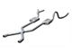 Pypes Violator Crossmember-Back Exhaust System with X-Pipe; Polished (70-72 Monte Carlo)