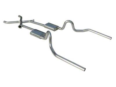 Pypes Race Pro Crossmember-Back Exhaust System with X-Change X-Pipe (64-72 Gran Sport, GS 350, GS 400, GS 455, Skylark)