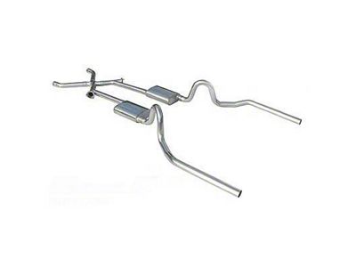 Pypes Street Pro Crossmember-Back Exhaust System with X-Change X-Pipe (64-72 Gran Sport, GS 350, GS 400, GS 455, Skylark)