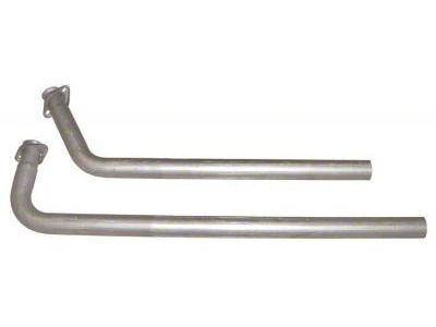 Pypes 2.50-Inch Exhaust Manifold Down-Pipes; 2-Bolt Style (78-87 Small Block V8 El Camino)