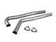 Pypes 2.50-Inch Exhaust Manifold Down-Pipes; 3-Bolt Flange (64-74 El Camino)