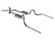 Pypes Crossmember-Back Exhaust System with X-Change X-Pipe; Polished (64-72 El Camino)