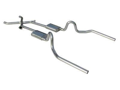 Pypes Turbo Pro Crossmember-Back Exhaust System with X-Change X-Pipe (64-72 El Camino)