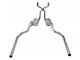 Pypes Violator Crossmember-Back Exhaust System with Catalytic Converters and H-Pipe (78-87 El Camino SS)