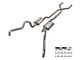 Pypes Crossmember-Back Exhaust System with X-Pipe; Quarter Panel Exit (66-70 Fairlane)