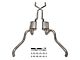 Pypes Crossmember-Back Exhaust System with X-Pipe; Quarter Panel Exit (66-70 Fairlane)