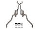 Pypes Violator Crossmember-Back Exhaust System with X-Pipe; Quarter Panel Exit (66-70 Fairlane)