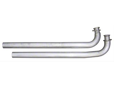 Pypes 2.50-Inch Exhaust Manifold Down-Pipes; 3-Bolt Flange (70-74 Firebird)