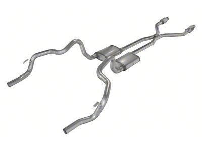 Pypes Crossmember-Back Exhaust System with Catalytic Converters and H-Pipe (75-81 Firebird)