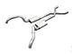 Pypes Crossmember-Back Exhaust System with X-Pipe; Quarter Panel Exit (67-69 Firebird)