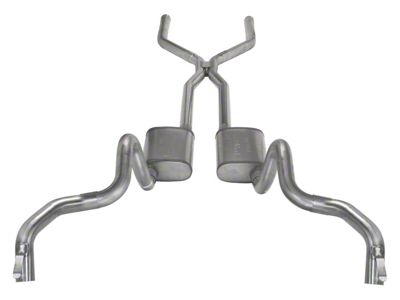 Pypes Race Pro Crossmember-Back Exhaust System with H-Pipe (70-74 Firebird)