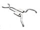 Pypes Race Pro Crossmember-Back Exhaust System with X-Pipe; Quarter Panel Exit (67-69 Firebird)