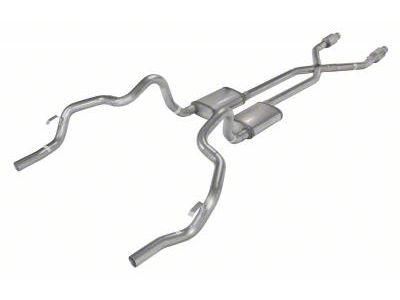 Pypes Turbo Pro Crossmember-Back Exhaust System with Catalytic Converters and X-Pipe (75-81 Firebird)