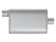 Pypes Turbo Pro Offset/Center Muffler; 2.50-Inch Inlet/2.50-Inch Outlet (Universal; Some Adaptation May Be Required)